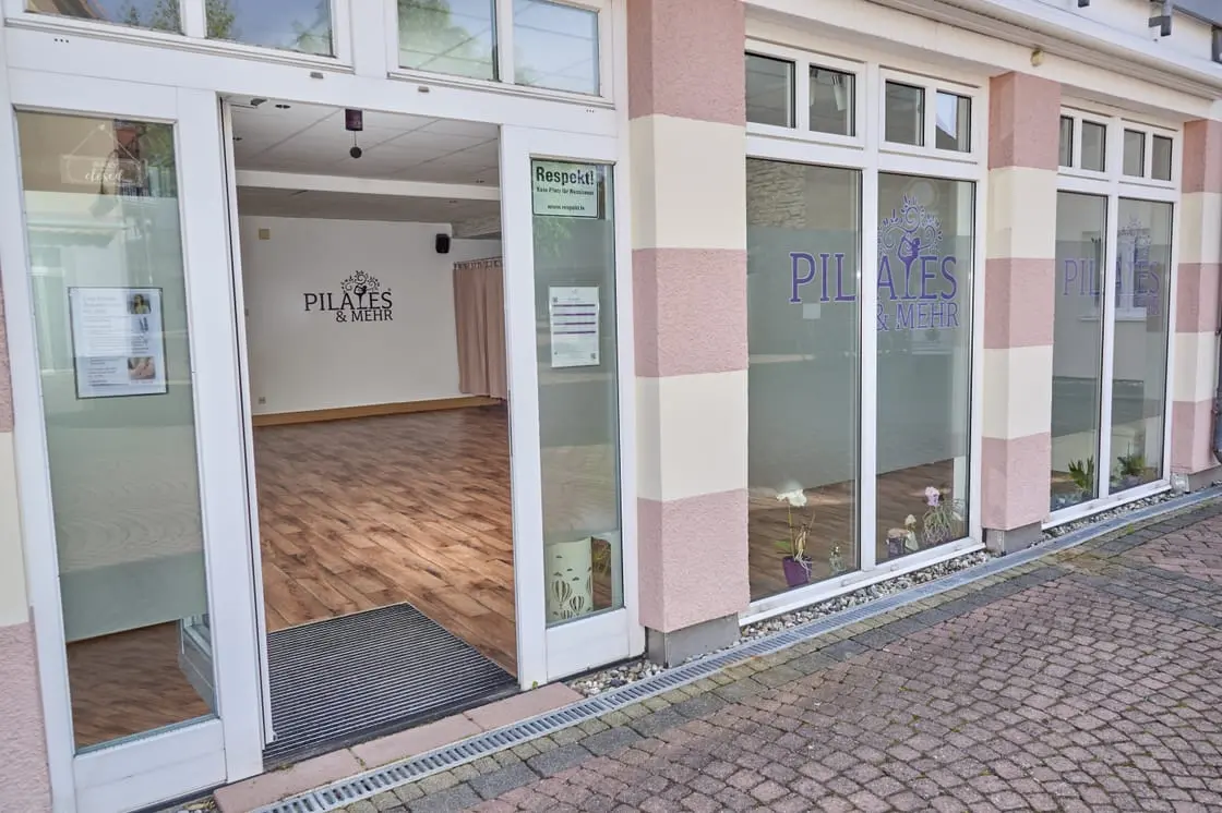 Eingangsbereich des Studios Pilates & Mehr in Rödermark-Urberach